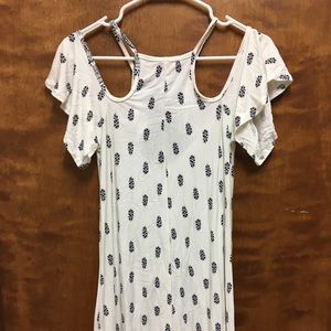 Boohoo white jumpsuit